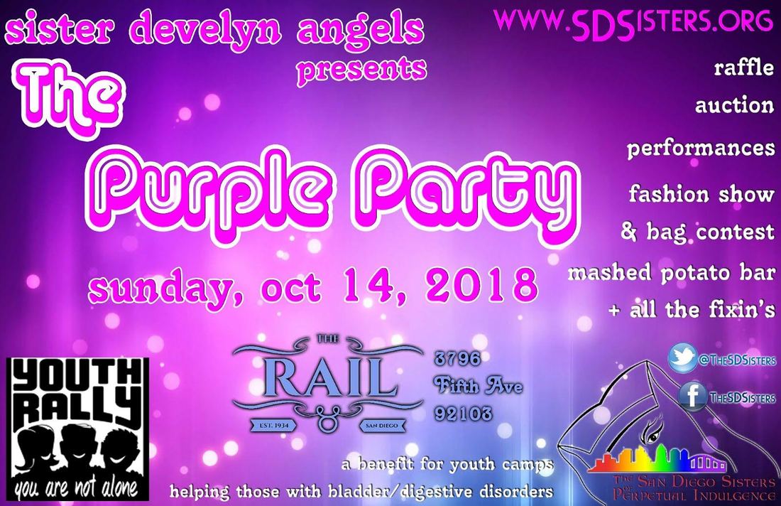 The Fifth Annual Purple Party for Youth Rally.