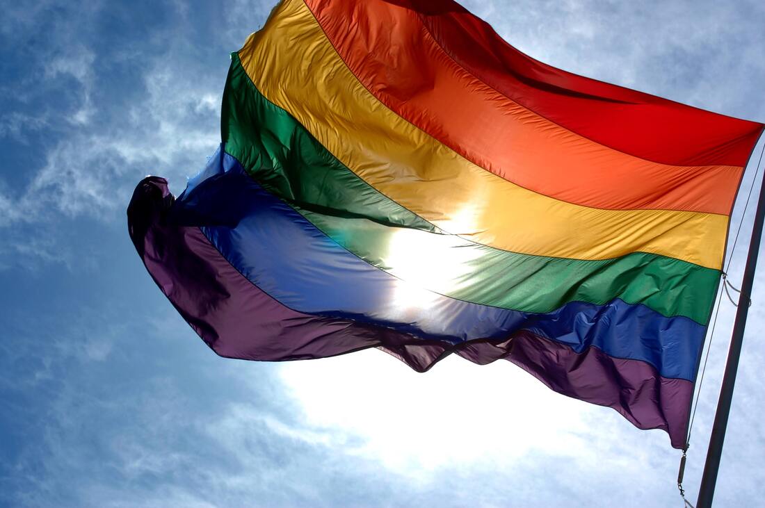 Rainbow flag by Gilbert Baker, Sister Chanel 2000